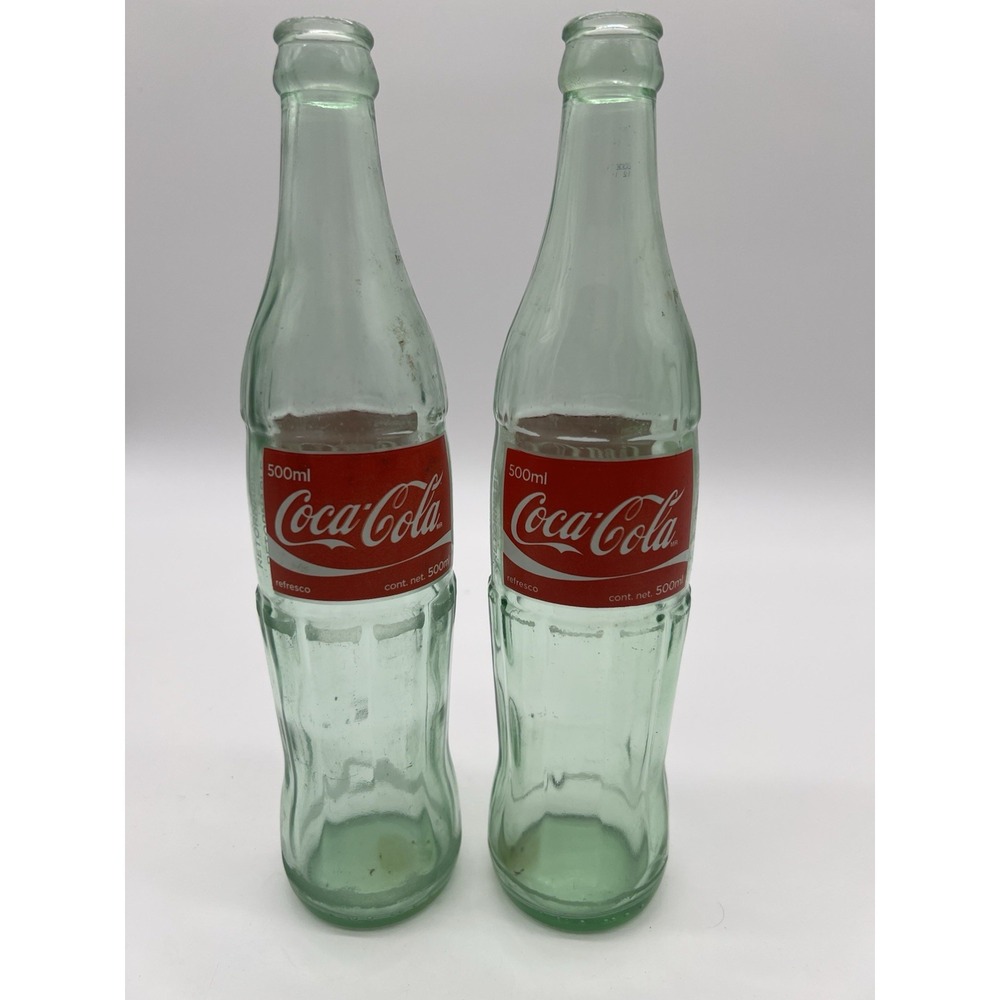 1 Coke Coca Cola Glass‎ Bottles Spanish 500 ml size